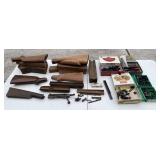 Selection of Gun Parts & Wooden Stocks