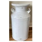 Vintage Decorative Milk Can w/ Wooden Top