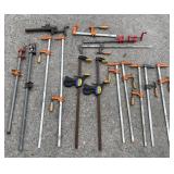 Selection of Bar, Pipe & Parallel Clamps