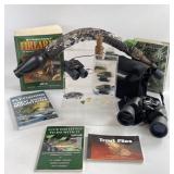 Vintage Olt Duck Call & Fishing/Hunting Items