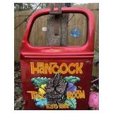 Tiki Room Yard Decor from Vintage Car Door