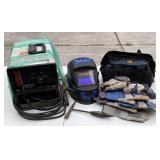Hobart Welder, Welding Mask & Gloves