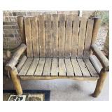Rustic Wooden Bench