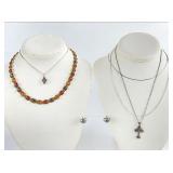 Sterling Necklaces & Earrings