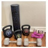Free Weights Kettle Bells & More