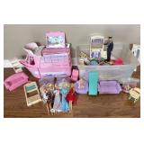 Vintage Barbie Cruise Ship & Accessories