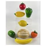 Assortment of Glass Fruit