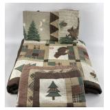 Woodland Theme Coverlet & Shams