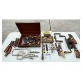 Selection of Wood & Leather Working Tools