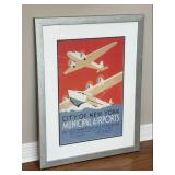 City of NY Airports Framed Poster