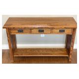 Mission Style Console Table