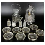 Antique Pickle Castor, Victorian Cruet Set & More