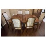 Davis Cabinet Company Chinoiserie Teak Dining Set