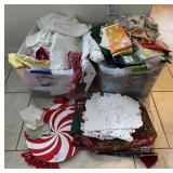 Large Assortment of Table Linens & More