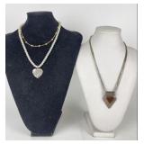 Sterling Silver Danecraft Rosary Bead Necklace