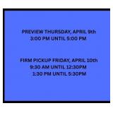 Pickup in Conroe Friday, 4/10, or Shipping
