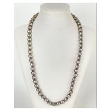 Sterling Navajo Style Pearls