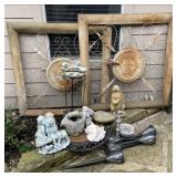 Metal, Cast Concrete, Resin & Other Yard Decor