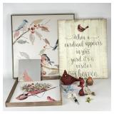 Bird Decor - Cardinals & More