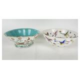 Japanese Porcelain Butterfly Bowls