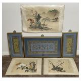 Vintage Chinese Silk Embroidery Panels & More
