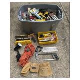 Assorted Hand Tools, Extension Cords & More