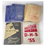 Vintage DHS Smoke Rings Yearbooks