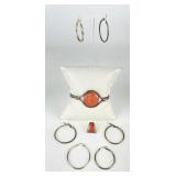 Sterling Cuff Bracelet & More