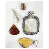 Embellished Sterling Pendants