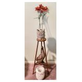 Antique Tiered Stand & More