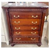 Victorian Style Mahogany High Boy Dresser