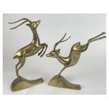 Mid Century Brass Figurines