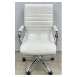 Mid Century Modern Ribbed Office Chair