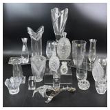 Selection of Glass and Crystal Dishes & Decor