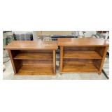 Pair of Wood Bookcases