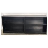 Black Metal Industrial Shelving