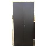 Black Metal Industrial Shelving