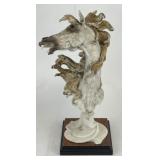 Giorgio Armani Capodimonte Rearing Horse Sculpture