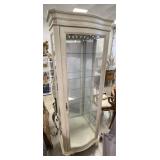 French Provincial Lit Display Cabinet