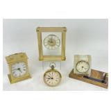 Clocks & Pocket Watch - Seiko, Bulova, Linden &