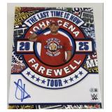 Autographed John Cena Farewell Tour Sign w/ COA