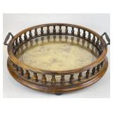 Theodore Alexander Round Gallery Tray by Maitland-