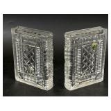 Waterford Crystal Bookends