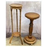 Vintage Wooden Plant Stands