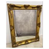 5 FT Gilt French Provincial Beveled Mirror