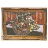 Baroque Oil on Canvas Reproduction - Signed