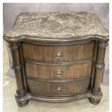 Bernhardt Traditional Serpentine Nightstand