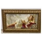 Gilt Framed Oil on Canvas - Signed