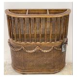 Antique European French Walnut Umbrella Stand