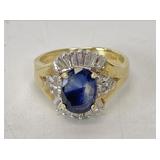 14 KT Yellow Gold Cocktail Ring